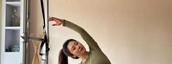 宋丹丹的儿媳王博谷近况曝光 怀孕38周做高空瑜伽